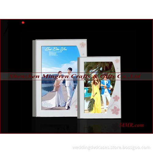 Leather wedding photo albums, Korean Crystal wedding photo albums